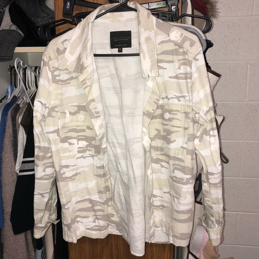Sanctuary Designed in Los Angeles Camo Flannel